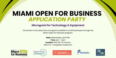 miami open for business microgrant